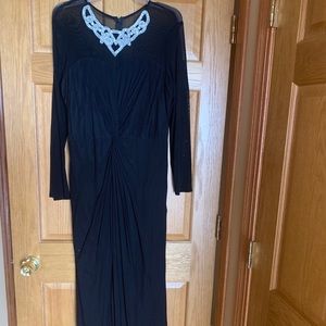 Black long sleeve dress.